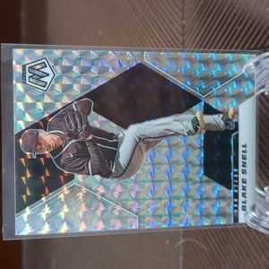 2021 - Panini Mosaic - Silver Prizm - Blake Snell - #37 - San Diego Padres